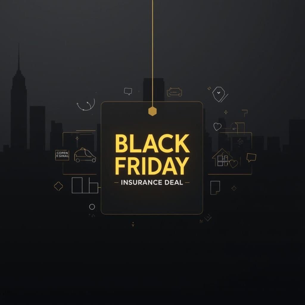 Black Friday 2025 insurance discount promo for auto, home and renters coverage